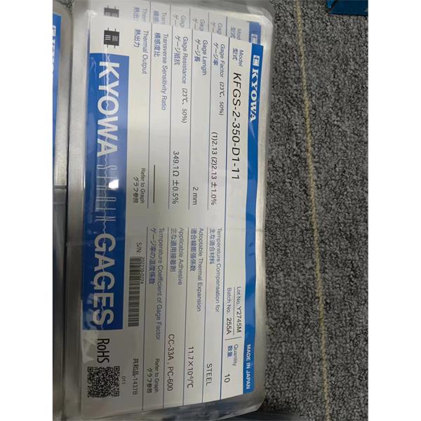 日本KYOWA大應(yīng)變箔式應(yīng)變片KFEL-5-120-D34-16 N1M3