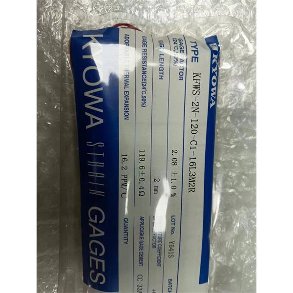 日本KYOWA超大箔式應(yīng)變片KFEM-2-120-C1-11 L5M2S