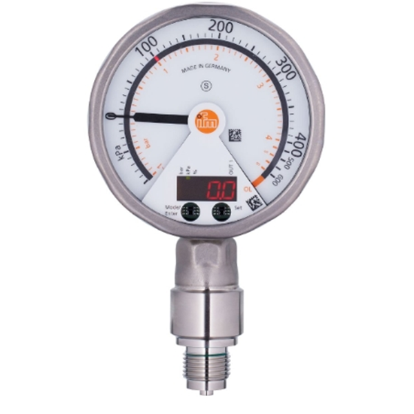 德國(guó)IFM易福門帶模擬顯示屏的齊平式壓力傳感器PG2737 PG-001-REA01-MFRKG/US/ /P